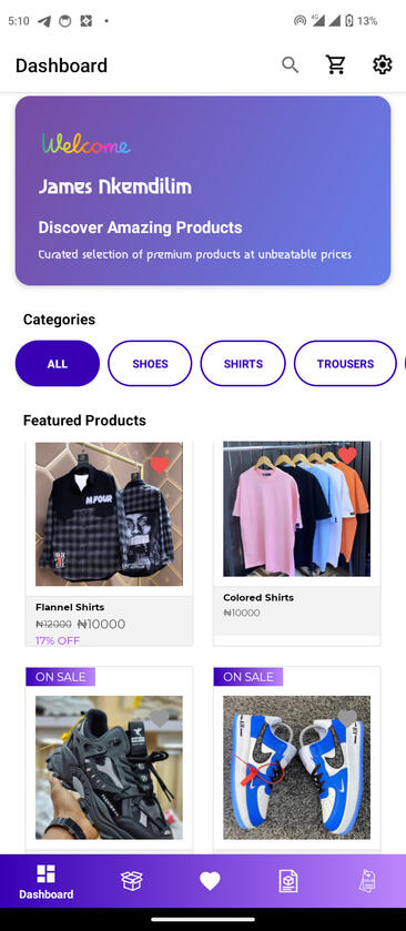 Android Shopping App